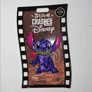 stitch crashes disney pin 1/12